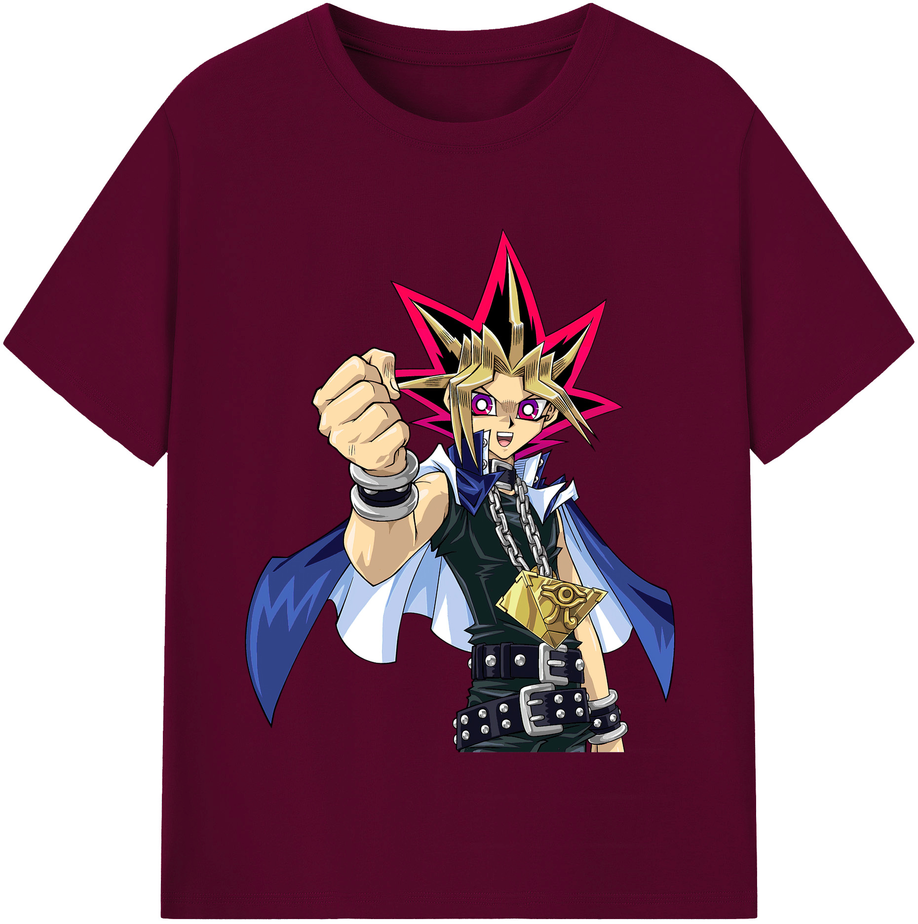 （画像用） 遊☆戯☆王 Yu-Gi-Oh! レディースカジュアルプリントTシャツ（綿100％）